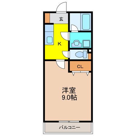 リヴェル下島の物件間取画像